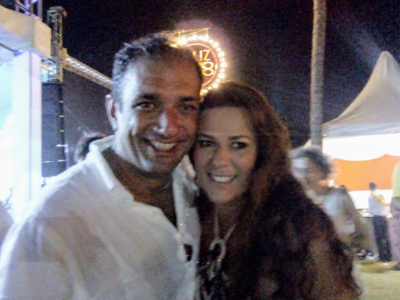 PREFEITO DE ILHÉUS,  MARIO ALEXANDRE  COM SOANE NO REVEILLON DO HOTEL JARDIM  ATLÂNTICO  DOIS ANOS  ATRÁS.